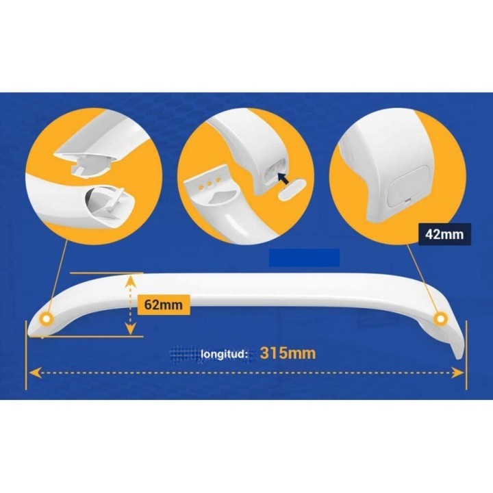 2 Tiradores Puerta Frigorifico Compatible con Bosch 369542