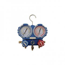 Manometro Analizador 2 Vias Aluminio Anticolision 68mm Con Visor R600A, R600, R290
