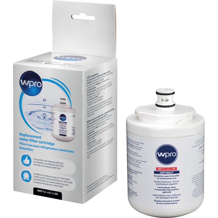 Filtro Agua Frigo Compatible con Beko Compatible con Smeg Compatible con Whirlpool Compatible con Teka 4346610101 Ukf7003 4801