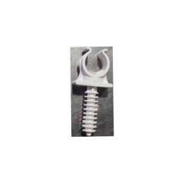 Brida Polyamida 20 mm Gris (Sujeccion Tubo)  50 Pcs