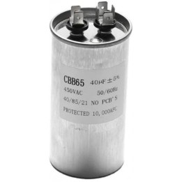 40Âμf 450V Condensateur Métallique Climatisation Standard