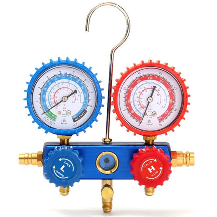 2-Wege-Manometer-Analysator + Schläuche