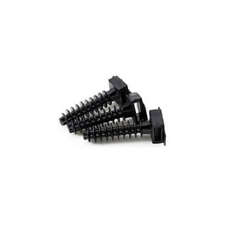 Schwarzer Flanschstecker 6Mm 100Pcs X Tasche