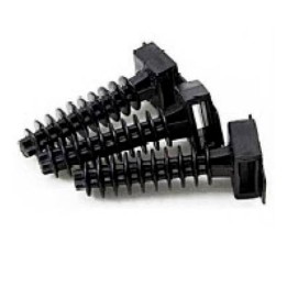 Black Flange Plug 8Mm 100Units