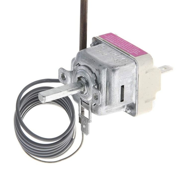 Pizzaofen Thermostat Ego 85-455 Grad 250V 5519082805 Kapillare 870Mm, Sonde 3,9Mm