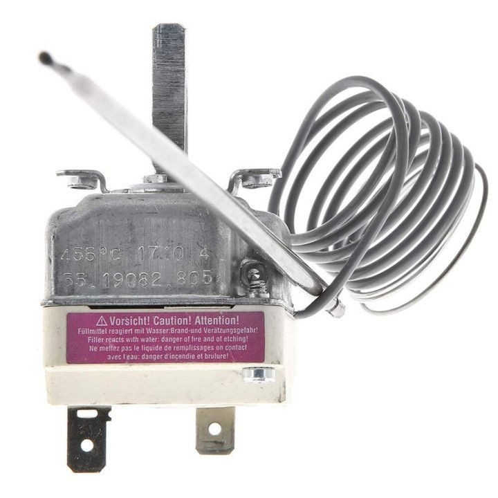 Pizzaofen Thermostat Ego 85-455 Grad 250V 5519082805 Kapillare 870Mm, Sonde 3,9Mm