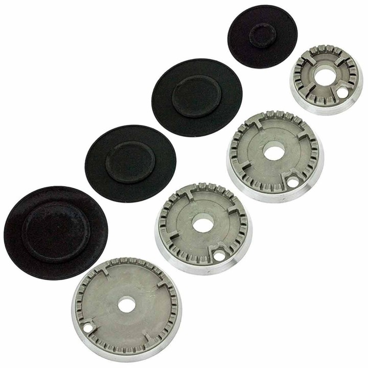 Kit Bruciatore Completo 4 Unità 100Mm, 75Mm, 75Mm, 55Mm