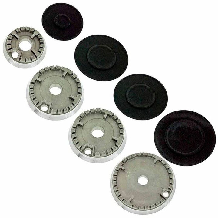 Complete Burner Kit 4 Units 100Mm, 75Mm, 75Mm, 55Mm