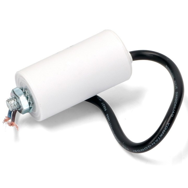 Condensador 100µF 450v Trabajo Con Cable Standard