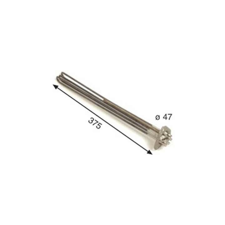Resistencia Lavaplatos compatible con Zanussi Con Vaina 6000w 380v