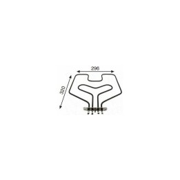 Resistencia Horno Compatible con Fagor Compatible con Teka 900 + 298w 220v