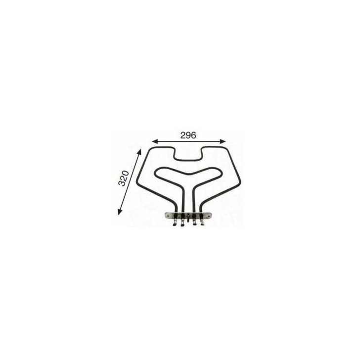 Resistencia Horno Compatible con Fagor Compatible con Teka 900 + 298w 220v