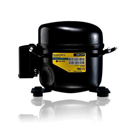 Compresor Secop TL4G 195B0008 R134A 220v 1/8Cv Baja Media Alta Temperatura 3,86cm3