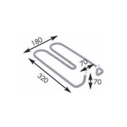 Resistenza Ferro Cromo 1000W 380V