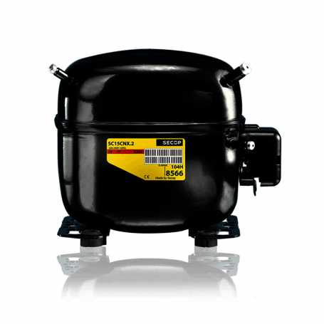 Compresor Secop SC15DL R404A R507A R452A 220v 5/8Cv Alta Temperatura 15,28cm3