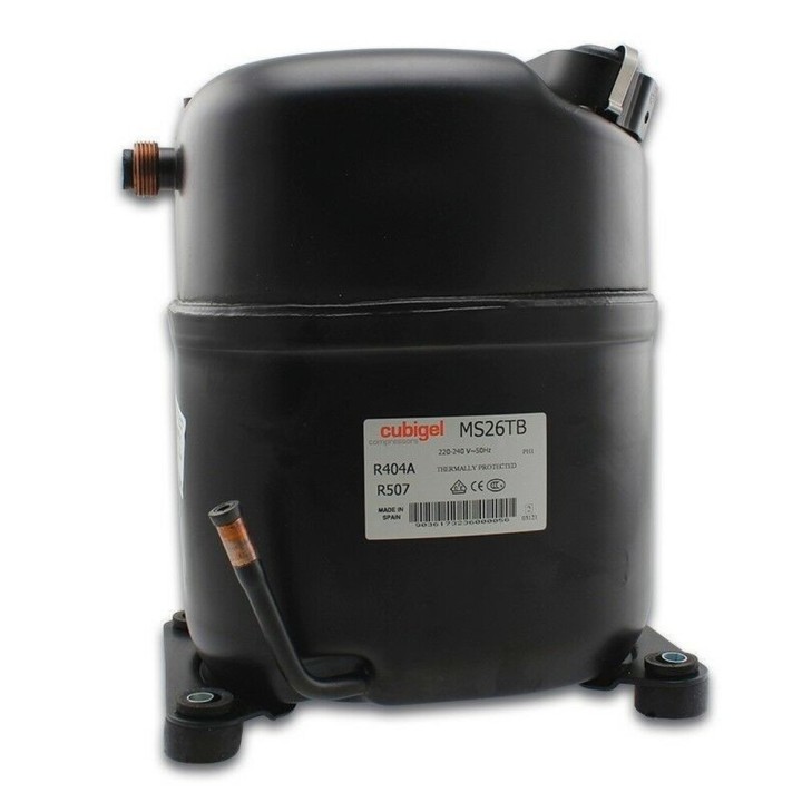 Cubigel Huayi Ms26Tb-V R404A 220V 2Cv Einphasiger Hochtemperatur-Kompressor 25,95Cm3