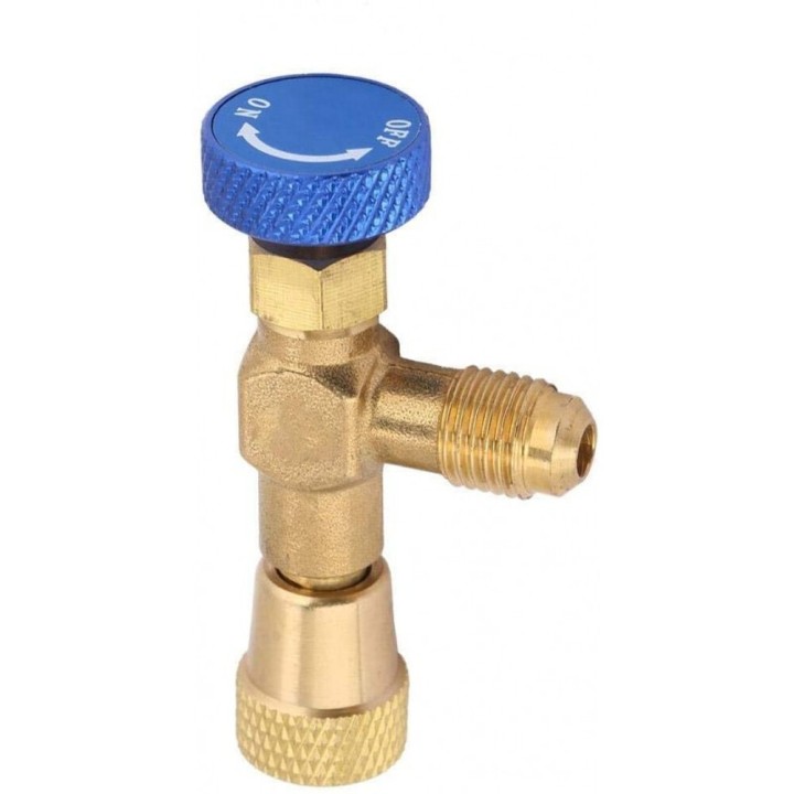 Bouteille De Gaz Réfrigérant Valve De Charge 1/4 H 5/16 M Climatisation