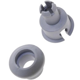 Kit Rueda + Eje Lavavajillas Compatible con Bosch 00150943 + 00150948
