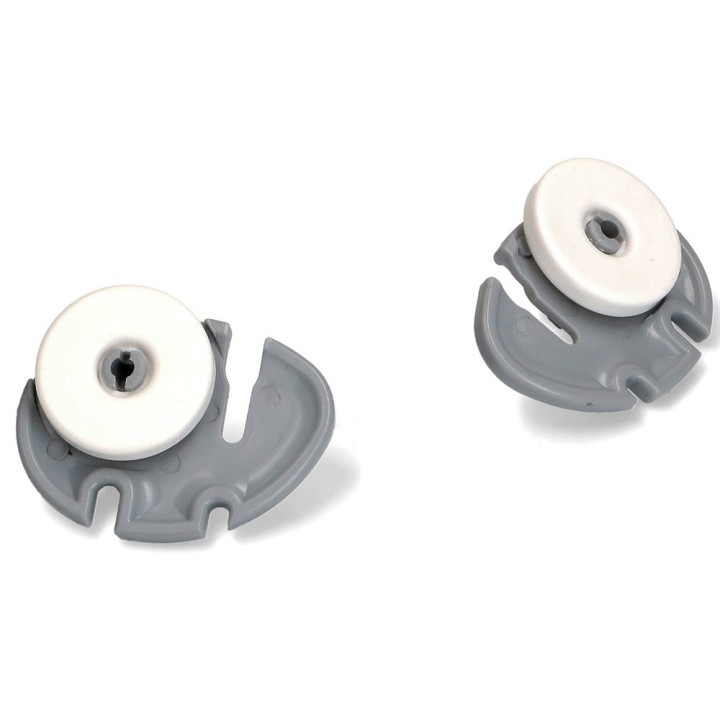 Kit Rueda Lavavajillas Inferior Compatible con Zanussi 50269767005 D+ 50269770009
