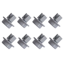 Zanussi Dishwasher Wheel Kit 50279059005 8Pcs Gray