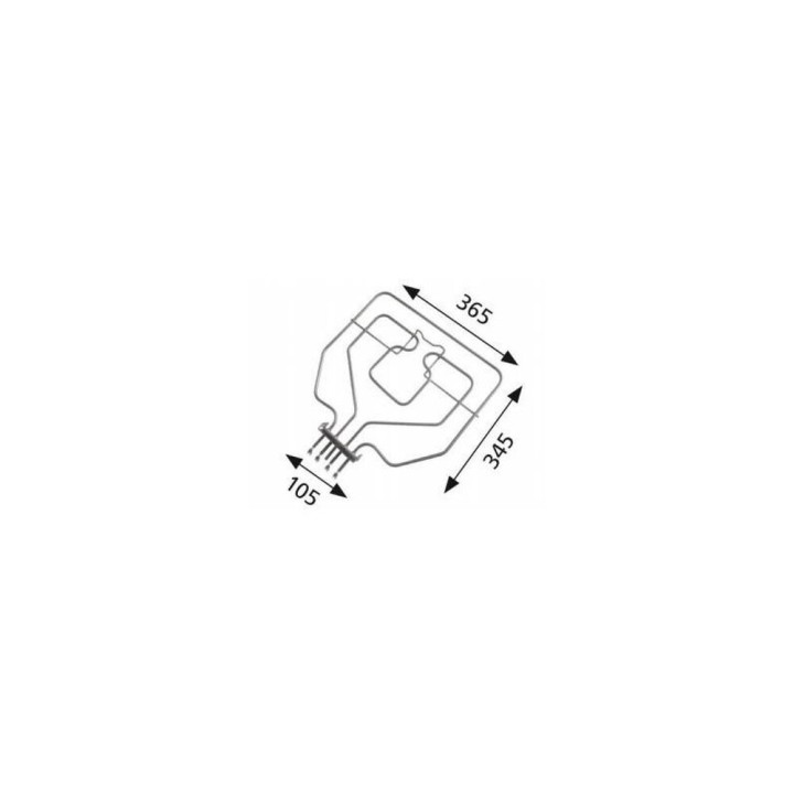 Balay Bosch 472510 Ofenwiderstand 335X367Mm