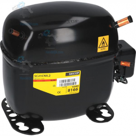 Compresor Secop SC21CNX.2 R290 220v 1Cv Baja Temperatura 20,95cm3