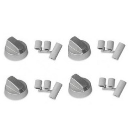 Kit De Télécommande De Cuisine Standard 4 Pcs Gris
