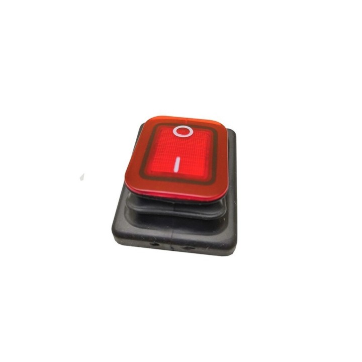 Lave-Vaisselle Standard Industriel Lumineux Interrupteur Bipolaire Rouge