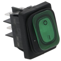 Interruttore Bipolare Verde Lavastoviglie Industriale 16A 250V Standard