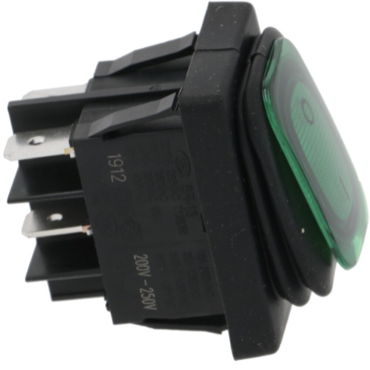 Vert Interrupteur Bipolaire Lave-Vaisselle Industriel 16A 250V Standard