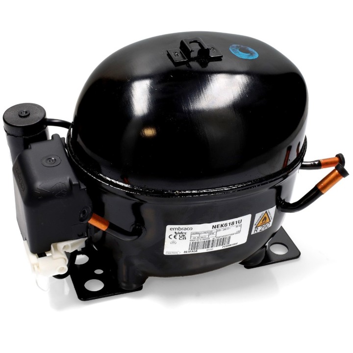 Embraco Nek6181U R290 220V 1/3Cv High Medium Temperature Compressor 7.28Cm3
