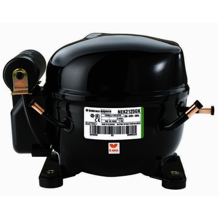 Embraco Nek6210U R290 220V 3/8Cv High Medium Temperature Compressor 8.78Cm3