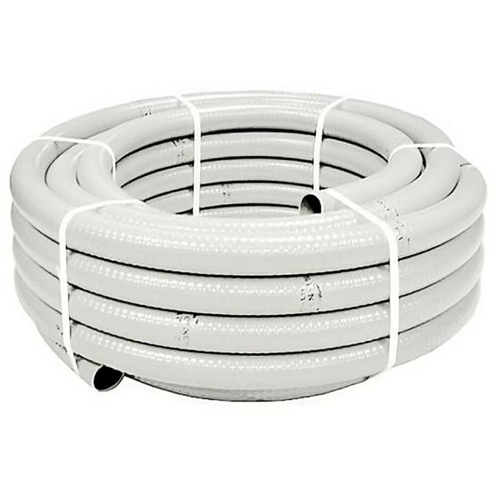 Tuyau D’Évacuation Pvc A/C 20X16 Blanc 25 Mètres