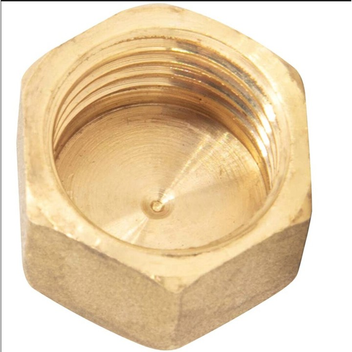 Tapon 1/4 Hembra Aire Acondicionado Gas Refrigerante Laton