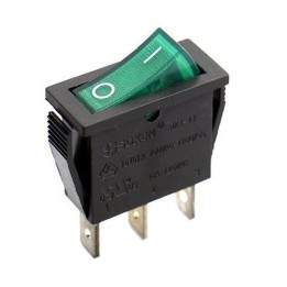 Grüner Leuchtender Einpoliger Schalter 16A 250V Standard