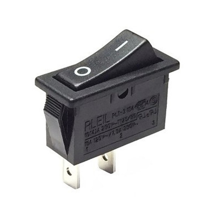 Einpoliger Schalter Schwarz 16A 250V Standard