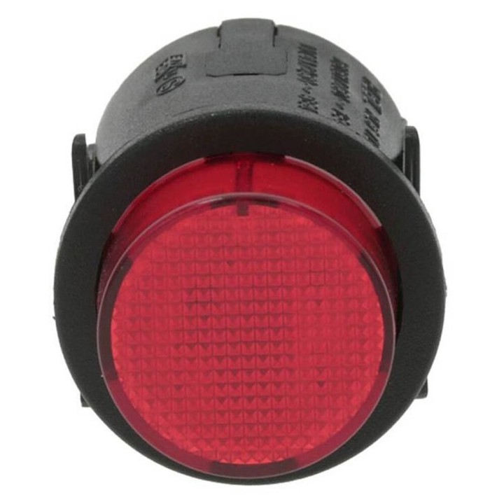 Red Luminous Bipolar Push Button 16A 250V Standard