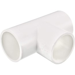 Connecteur De Thé En Pvc 90 Degrés 16Mm Intérieur Blanc