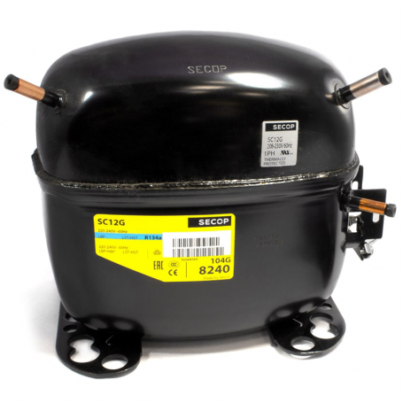 Compresor Secop SC12G R134A 220v 1/3cv Alta Temperatura 12,87cm3