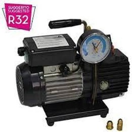 Vakuumpumpe 90 L/M Mit Vakuummeter Und Magnet Dip 402E/V Wigam Original
