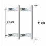 2 maniglie per porte frigorifiche Liebherr PC 9086742