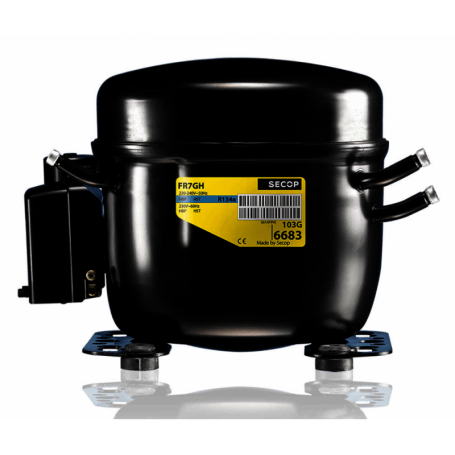 Compresor Secop Fr10G 1/4 R134A LMHBP Alta Temperatura 9,05 cm3