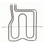 Résistance au four 039574 Indesit 325x286 56 24 Support 100mm 1000 + 1200W